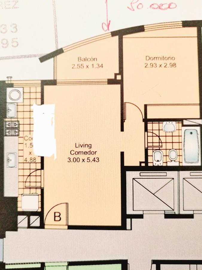 בואנוס איירס Petit Apartment En Avenida Belgrano מראה חיצוני תמונה